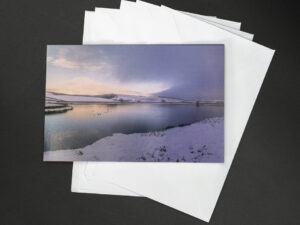 'Sunrise over Denton Moor' - Greetings Card